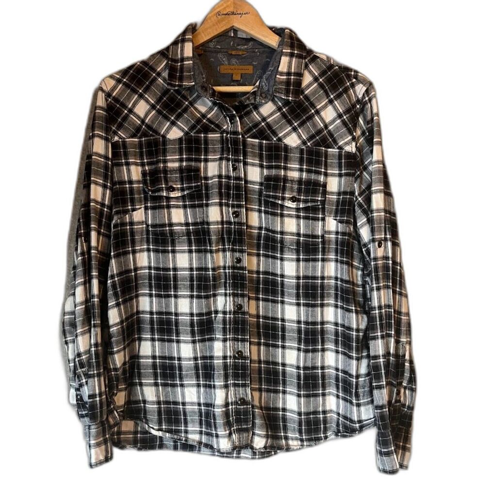 Jachs Girlfriend Bea Flannel Size Large